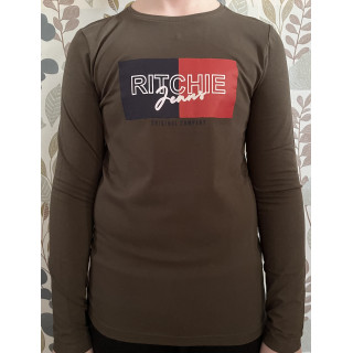 T-shirt manche longue kaki